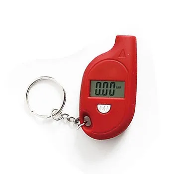 
Mini digital tire pressure gauge plastic car air tire gauge with keychain for promotion 