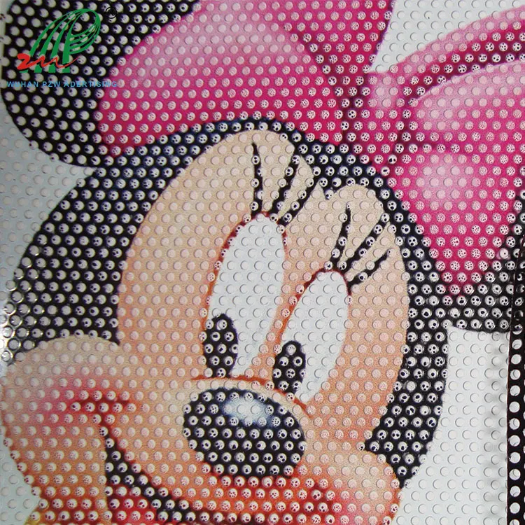 Digital Inkjet One Way Vision Protective Vinyl Film, Plastic Car Window Sticker