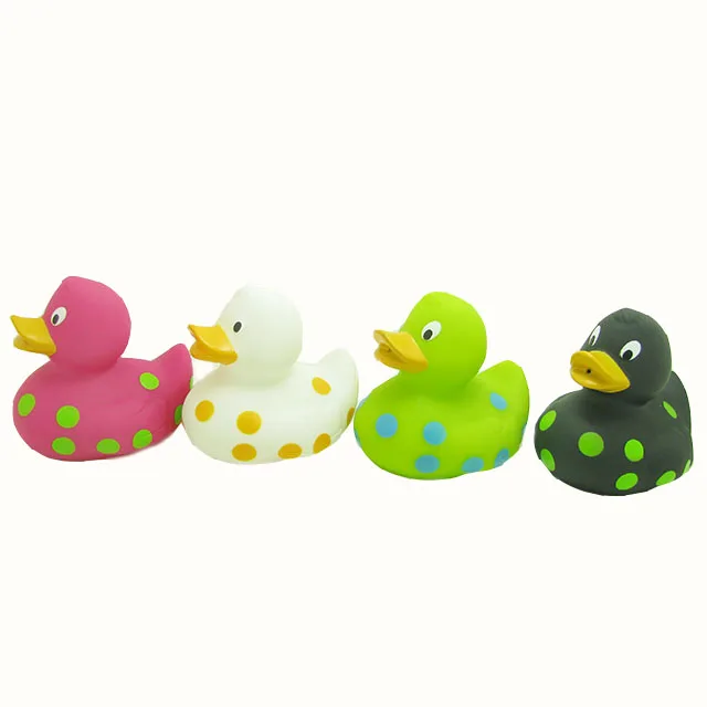 2022 Hot Eco-friendly duck toys for kids Diving ducks toys Bath Plastic Floating spotted duck