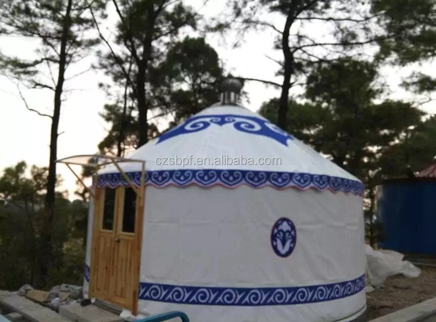8M Diameter Mongolian Yurt Tent Bell Tent For Sale