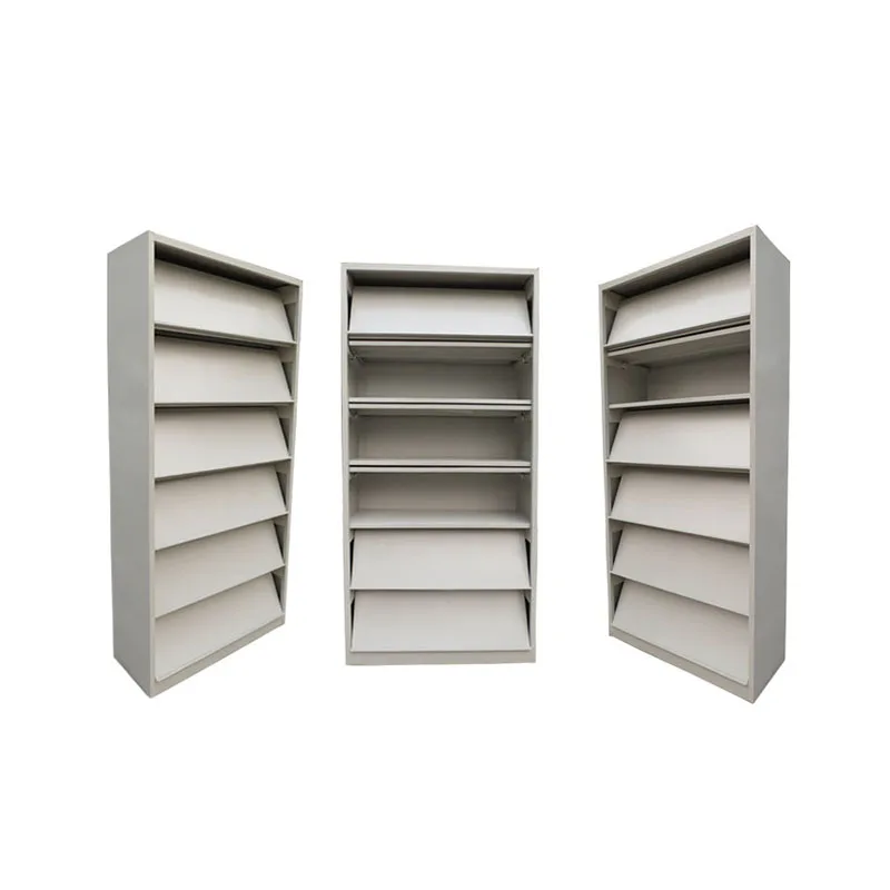 High quality Steel Library magazine rack /magazine books display shelf/School library furniture
