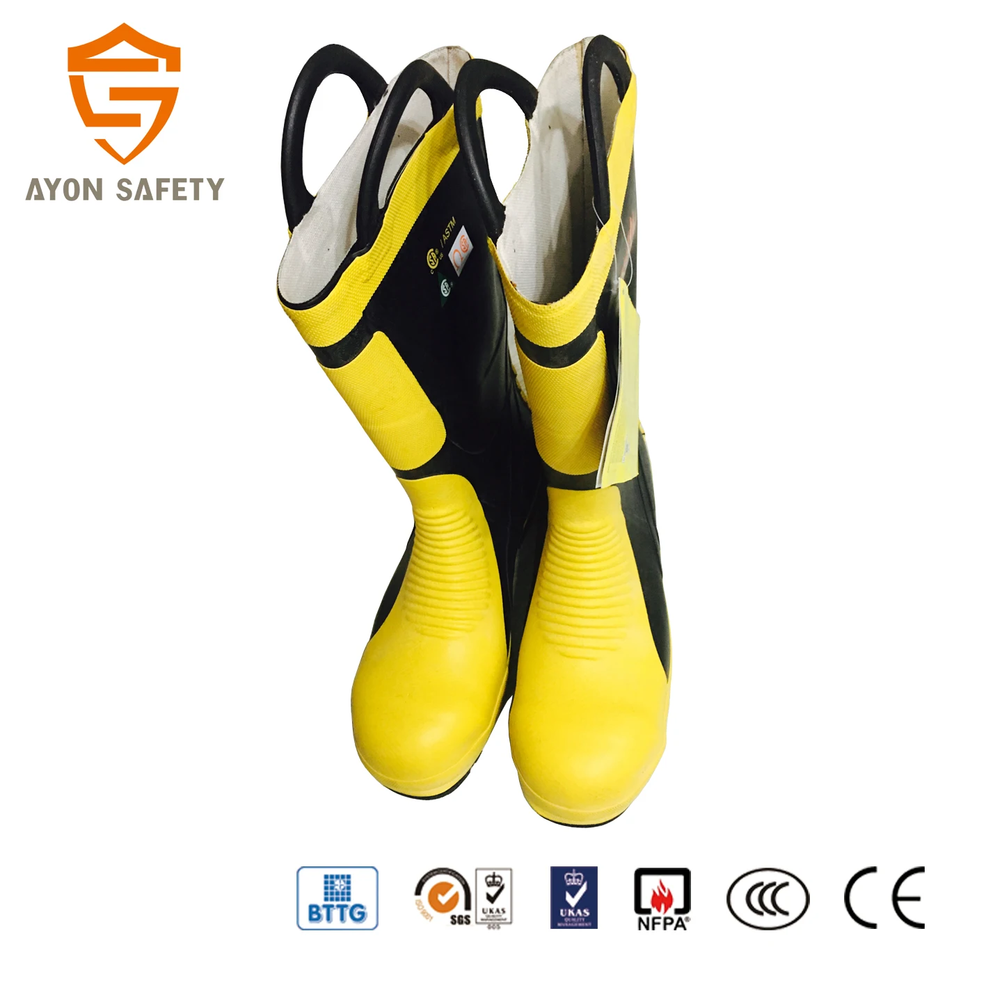 Harvik CE approved firefighting boots- Ayonsafety