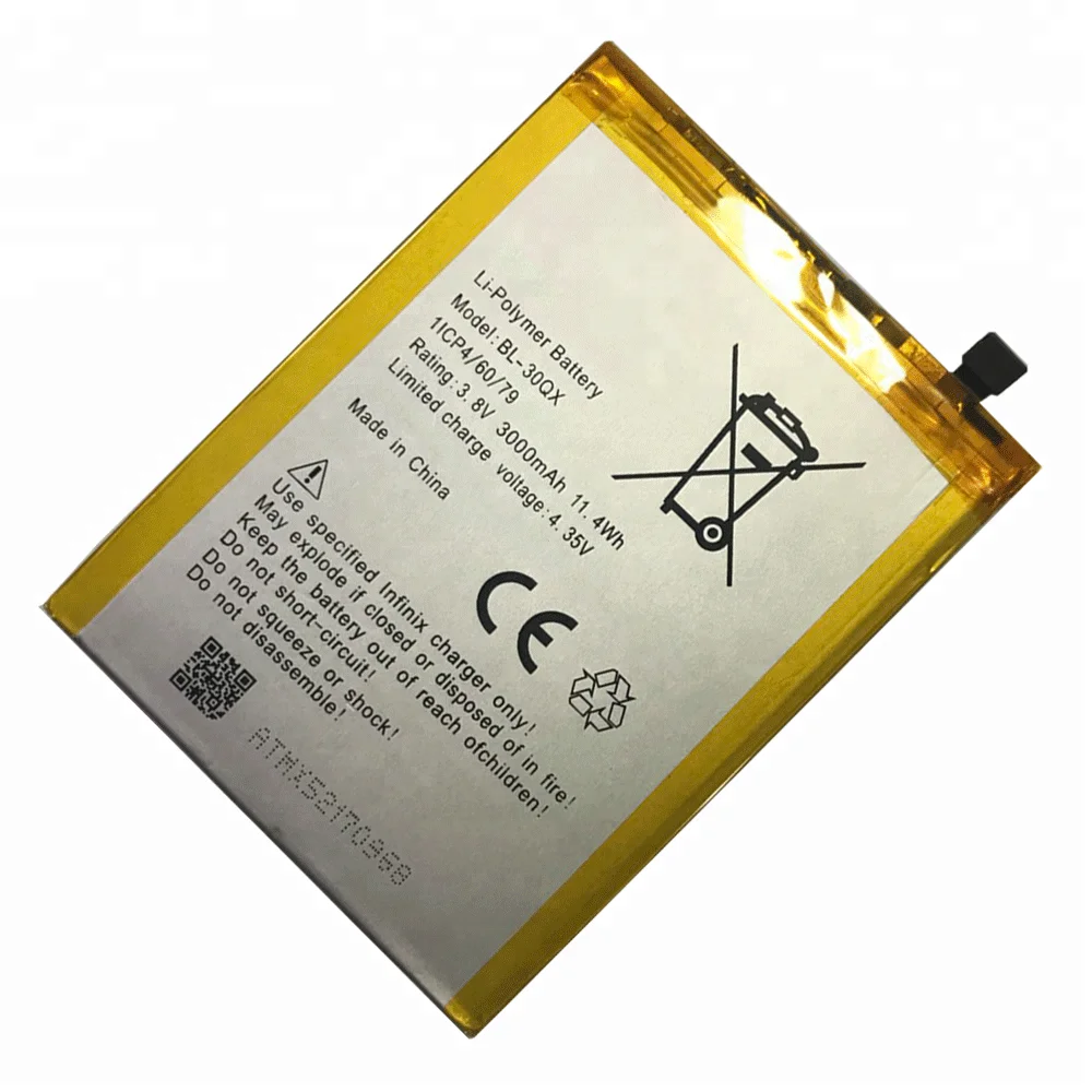 3.8V 3000mAh BL-30QX Mobile Phone Battery For Infinix X521 BL 30QX BL30QX Battery