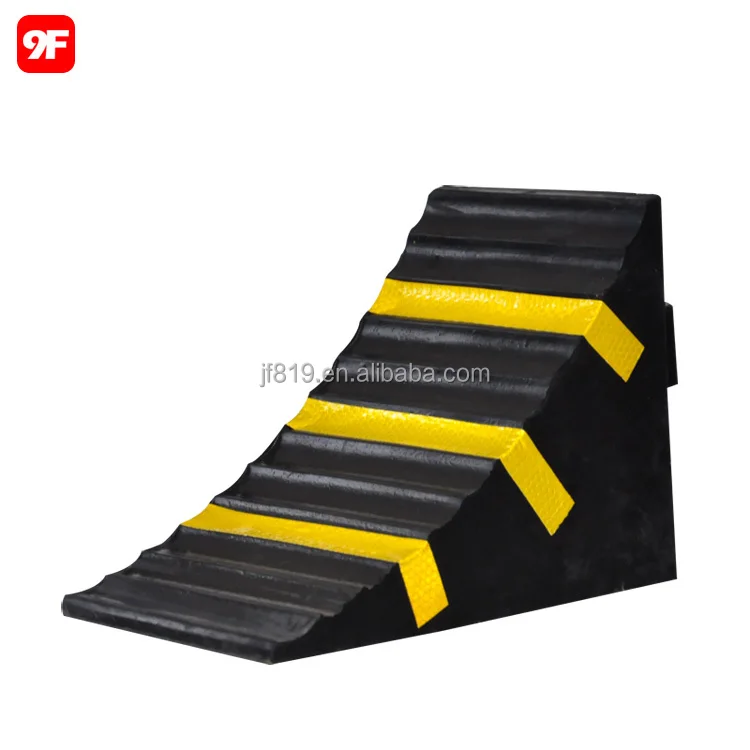 Car wheel chock rubber truck wheel chock
