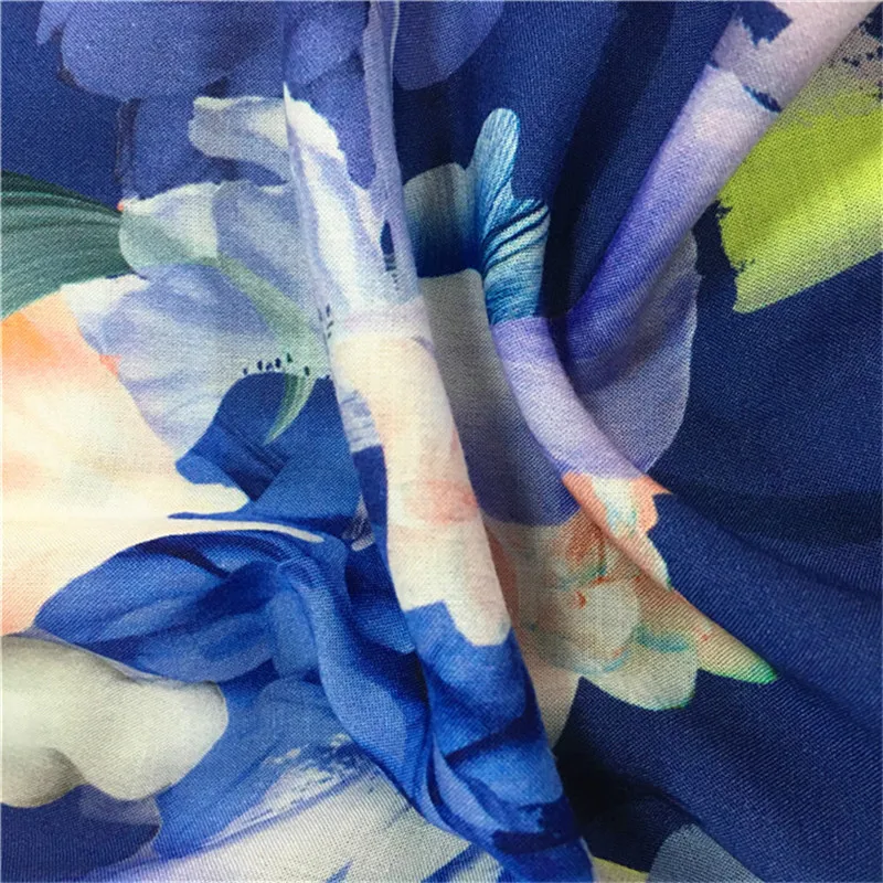 
Wholesale high quality cheap digital printing organic cotton jersey knit waffle fabric for bedding 