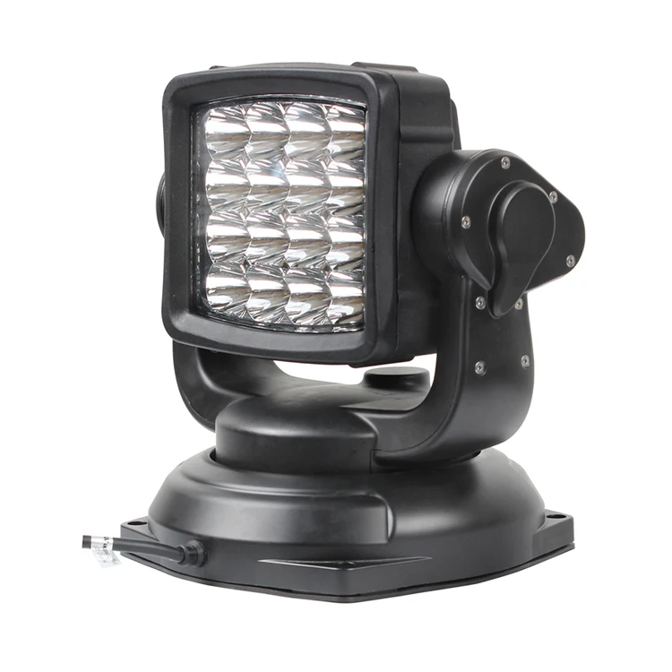 9 inch marine searching lights Bright remote control work light 4x4 offroad led search light