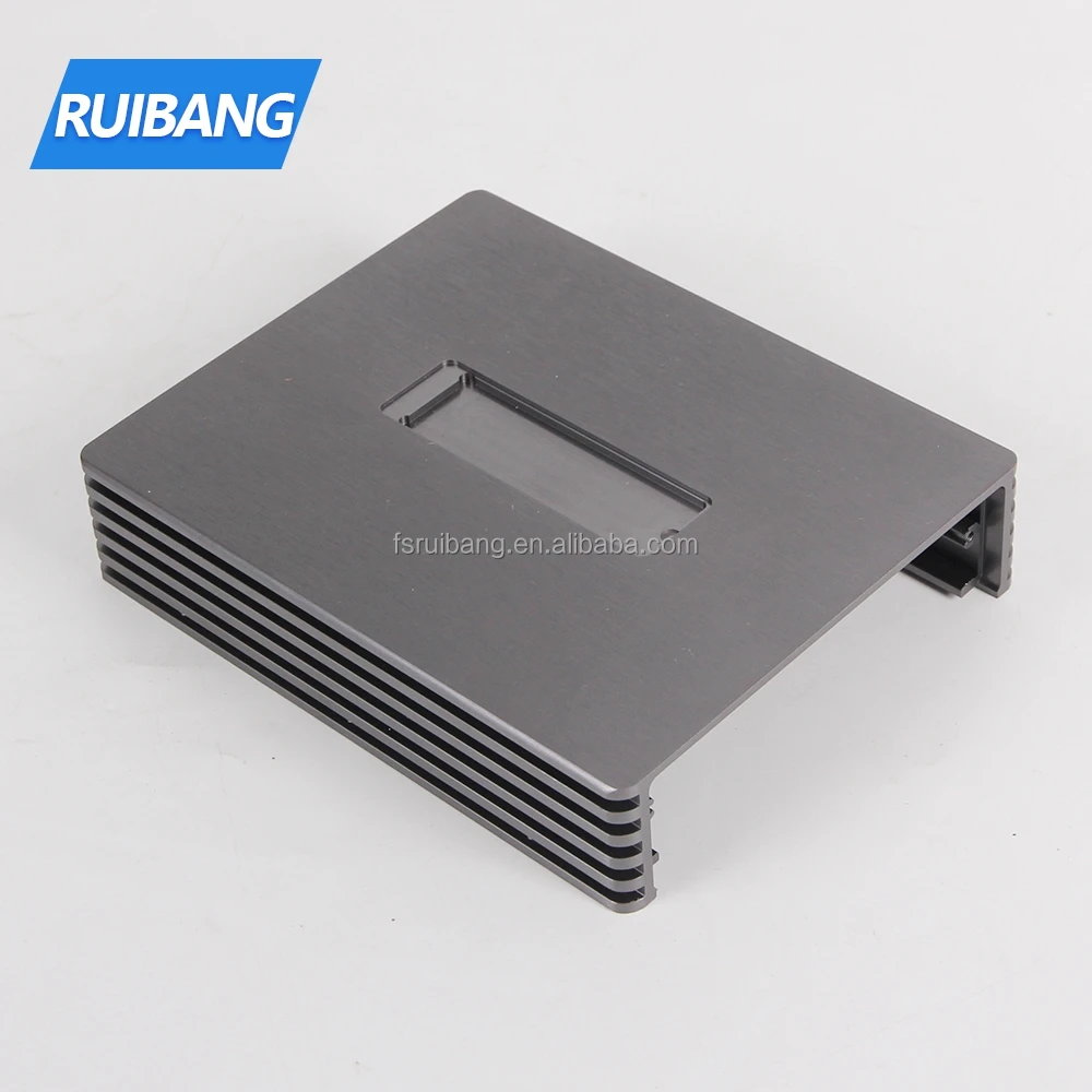 Anodized aluminum extrusion housing diy customized extruded aluminum housing