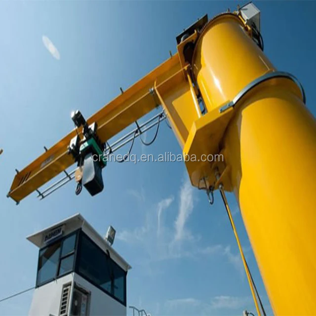 JIB crane,1T-5T capacity 360 degree rotation,with electric wie rope hoist lifting or chain hoist lifting