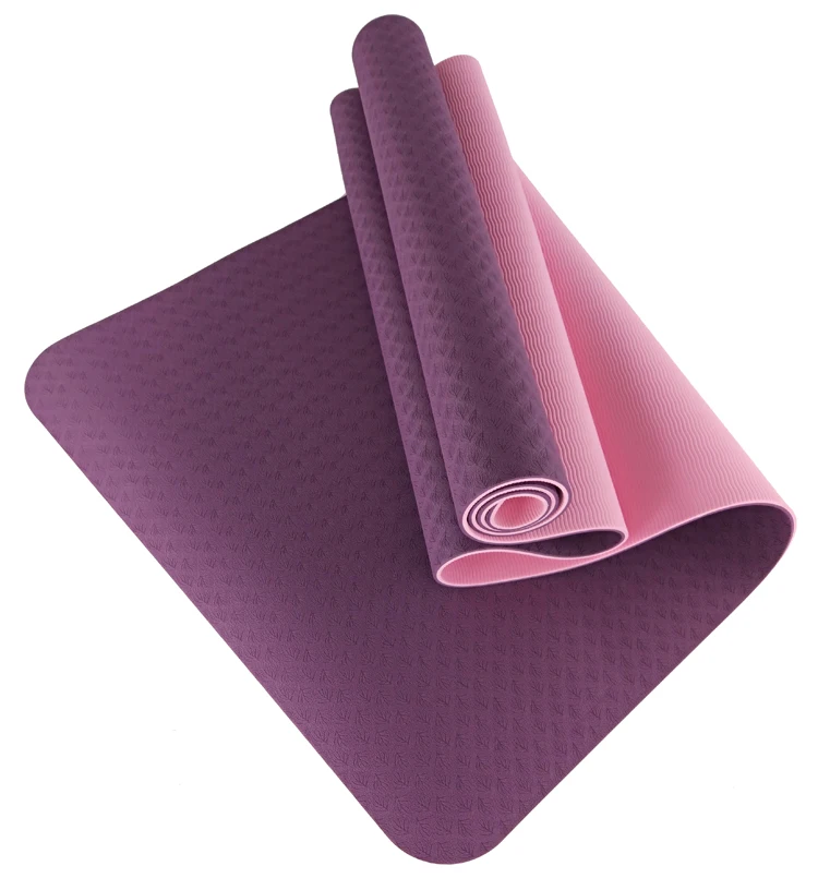 
non anti slip pvc tpe cork kids eco friendly black custom printed yoga mat 