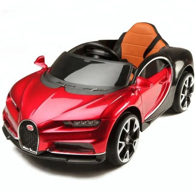 Детская машинка Bugatti на батарейках с дистанционным управлением