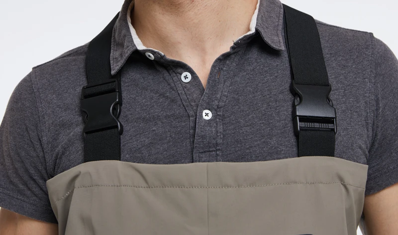 Мужская 5 слоев 3 слоя груди Камуфляж дышащий нейлон pvc Охота прорезиненный комбинезон с сапогами для рыбалки