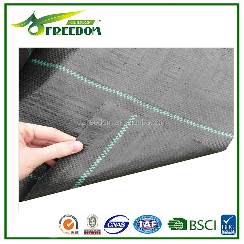 Plastic woven weed mat , PP ground cover ,PP ground mulching netting