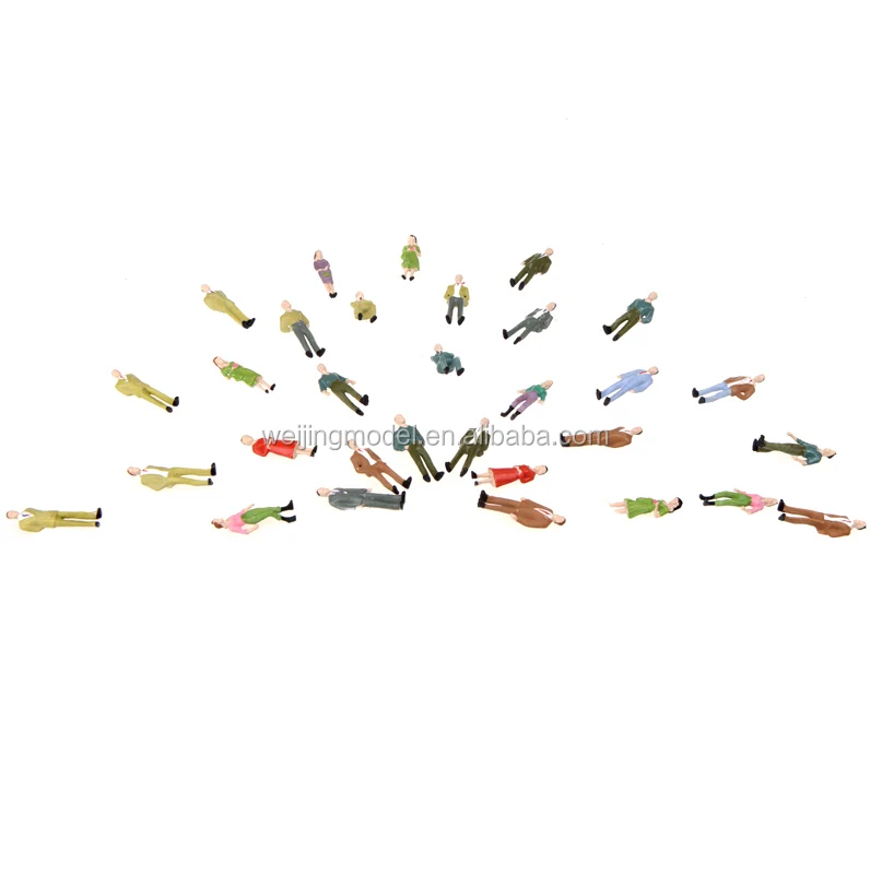 
Architectural scale Model railway Train People Figures in scale 1:75 ho scale model 