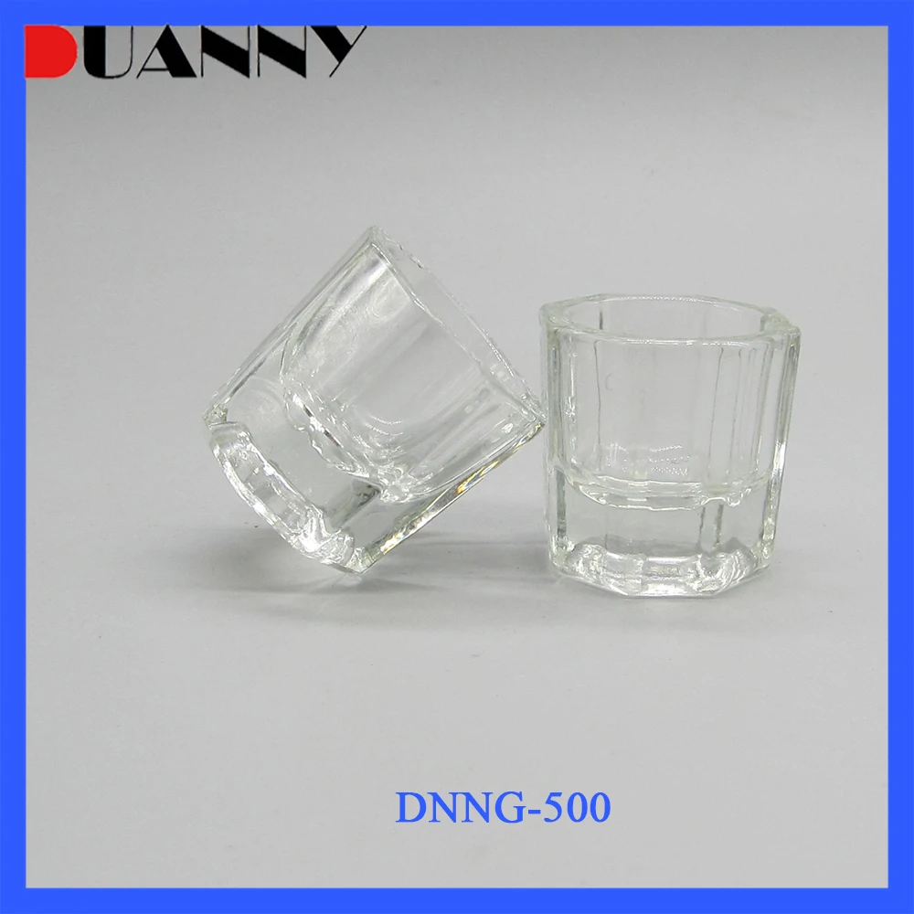 Wholesale Glass Clear Crystal Liquid Cup for Cosmetic Nail Care Tools