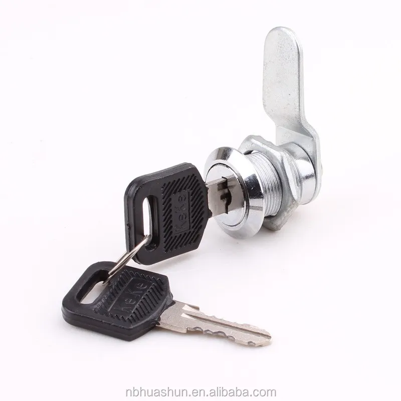 HS102 top quality zinc alloy housing and cylinder metal fill cabinet cam lock for wooden box