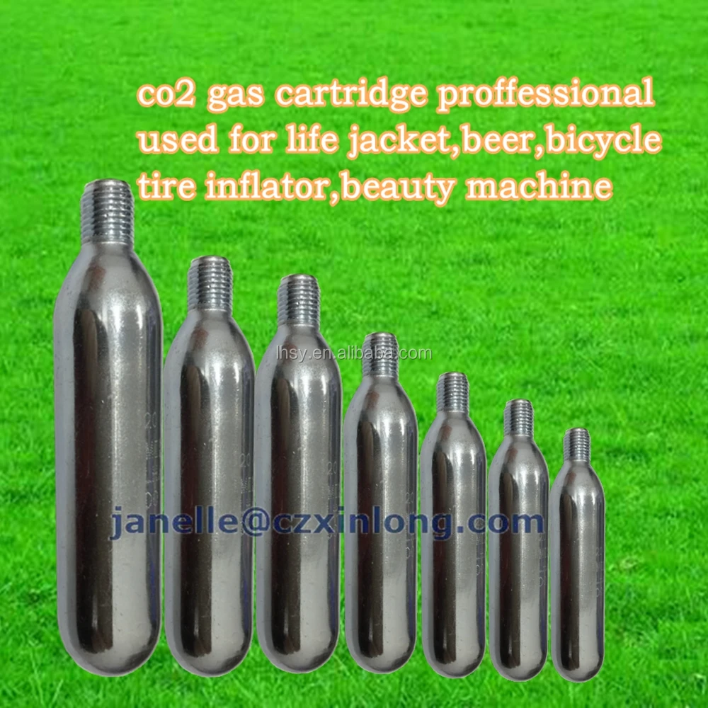 China disposable seemless micro gas deposited high pressure small co2 cylinder