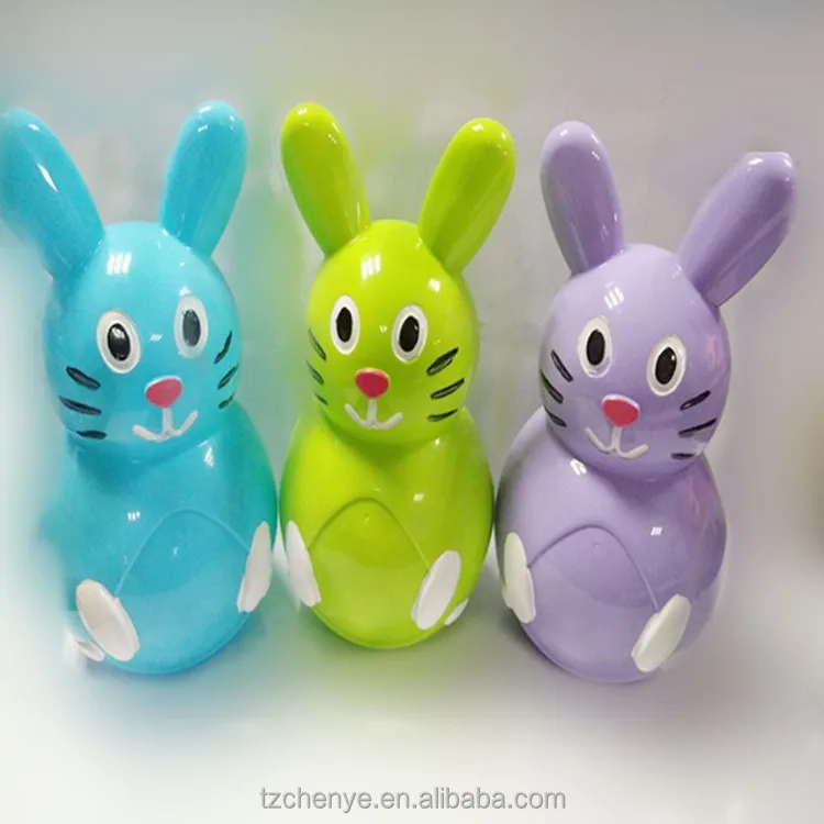 Rabbit Easter Eggs Rabbit Box Hot Selling Plastic Party Decoration Event & Party Supplies Silk Screen Printing 1 Color 2 Color