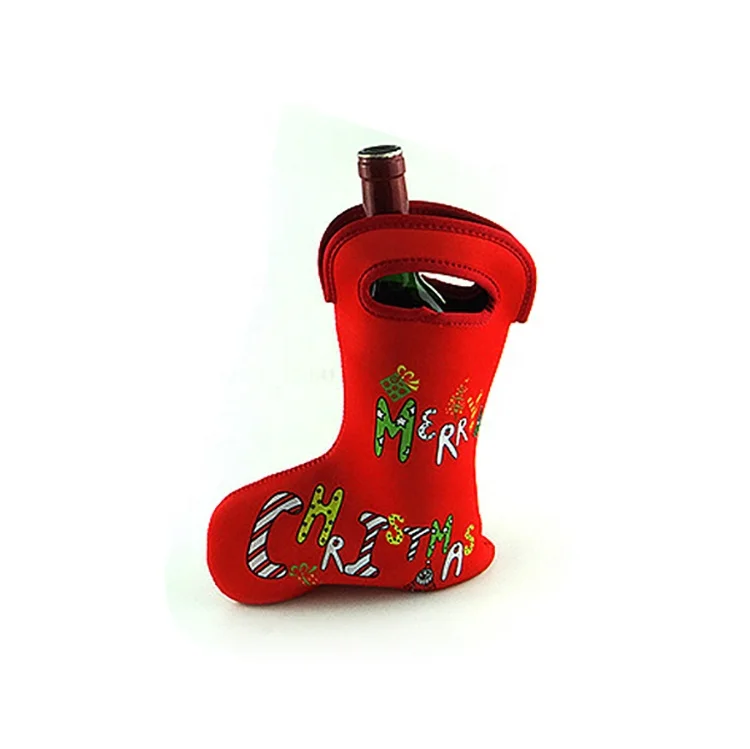 Factory  Wholesale Customized Promotional Gift Neoprene Wine Cooler Bag bottle cover