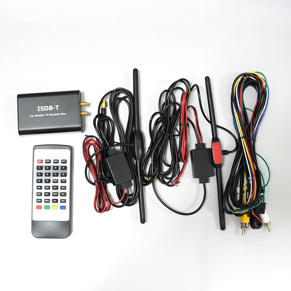 
full seg ISDB-T Car 80-120km/h Digital Car TV Tuner ISDB-T TV Car For Brazil South America chile Argentina Peru Ecuador 
