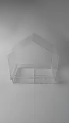 Clear Acrylic Large Window Bird Feeder with Sliding Feed Tray