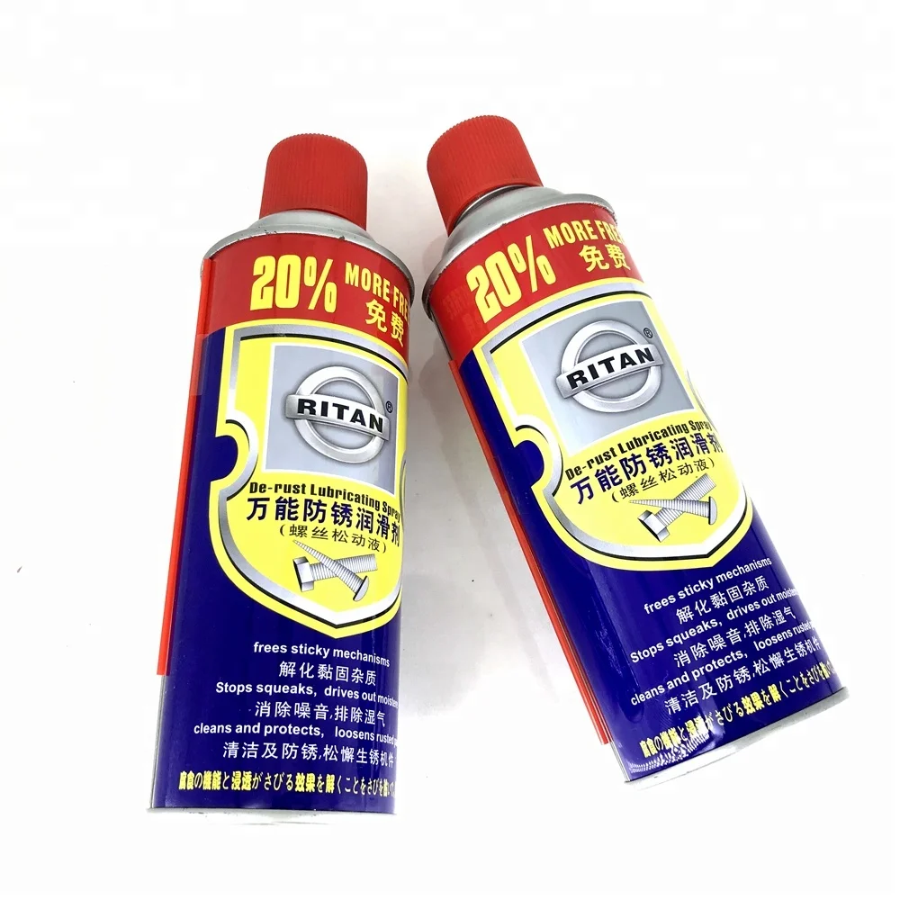 
High quality Professional De-rust Lubricating Spray anti rust spray auto rust 