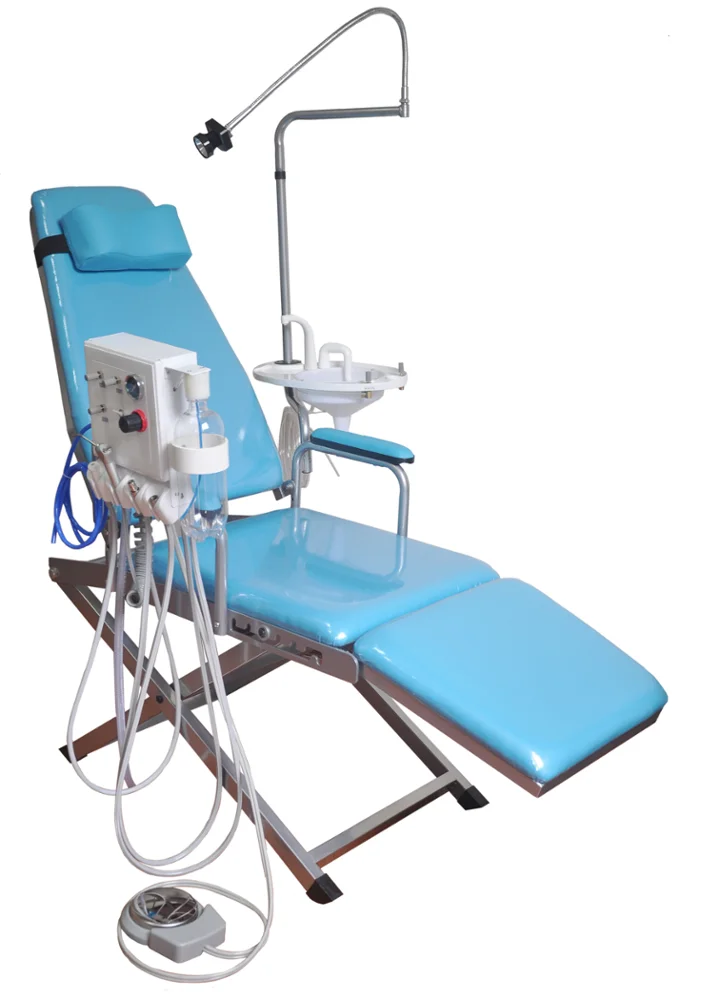 
Luxury dental chair portable mobile folding dental unitchair with Rechargeable LED Light MSLDU22 