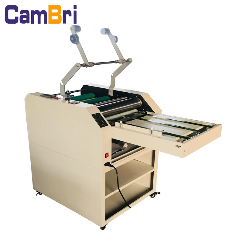 
FM-390C semi automatic oil heating double side roll film laminating machine 