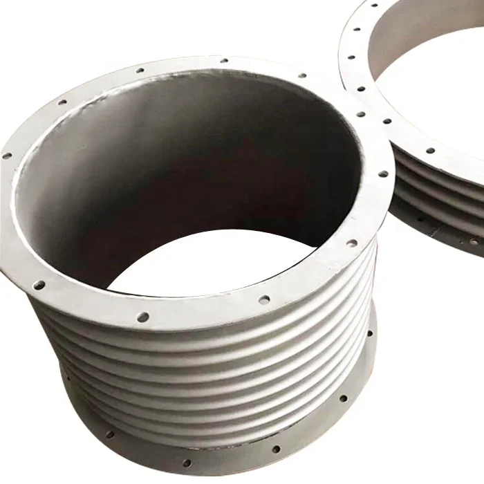 DN200*100mm flexible welding duct expansion joint exhaust ss metal bellows