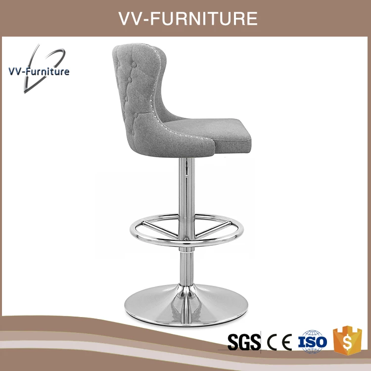 Коммерческий бархатный стул из искусственной кожи с высокой спинкой