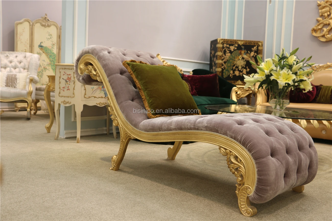 Bisini во французском стиле элегантные Античная хохолком воспроизведение Rococo ткань подставка для ног в изножье кровати мебель спальни