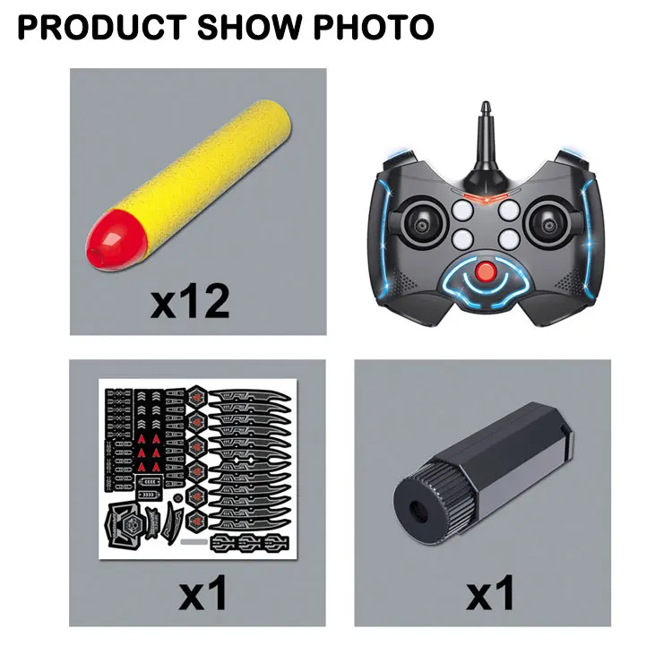 Дистанционное управление стрельба четырехколесная колесница RC боевой робот игрушки