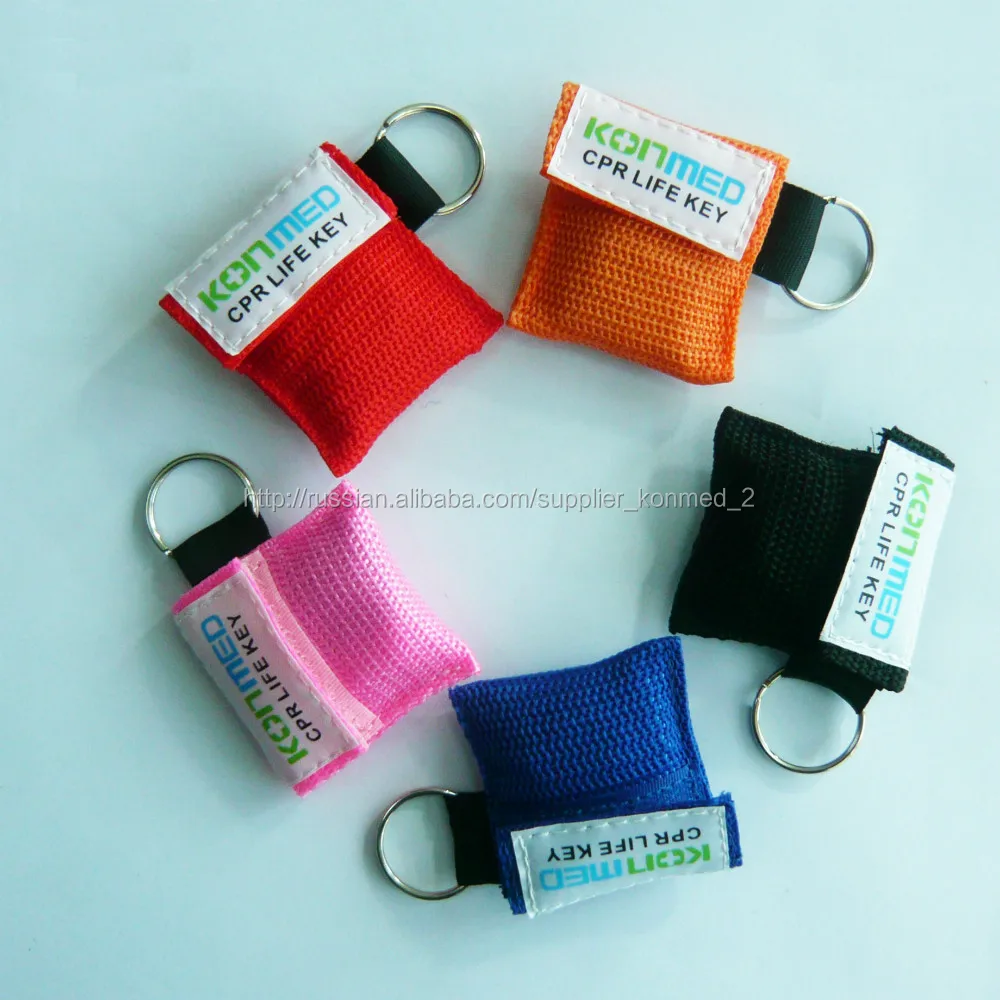 CE одобрил брелок CPR маску для использования учебного и одноразовые обратный