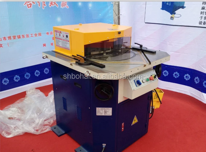 sheet metal cutting 90-145 degreee cutting sheet metal corner notcher