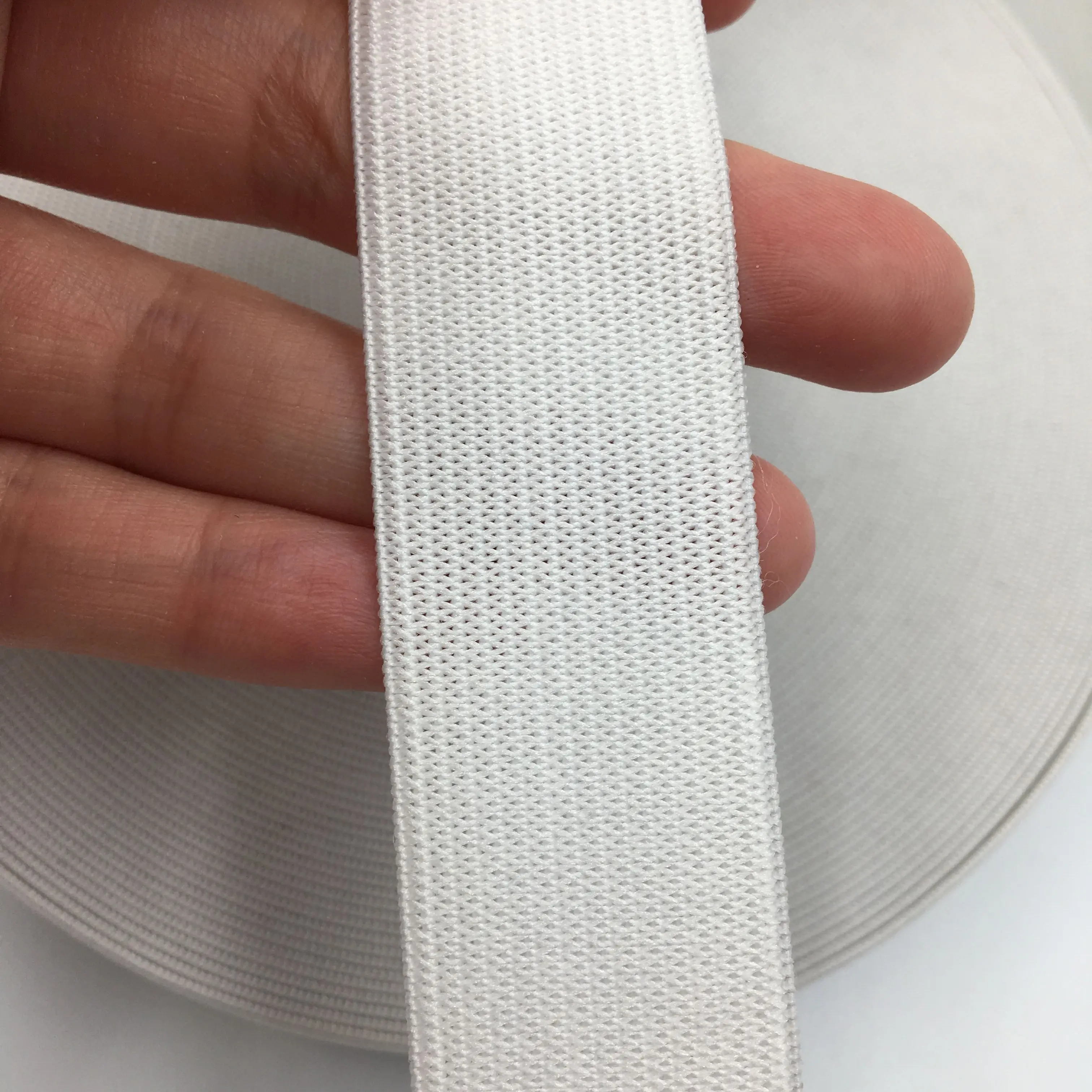 3/4 Inch Wide Sewing Elastic Bands Elastic Spools 21.5 Yards (White)