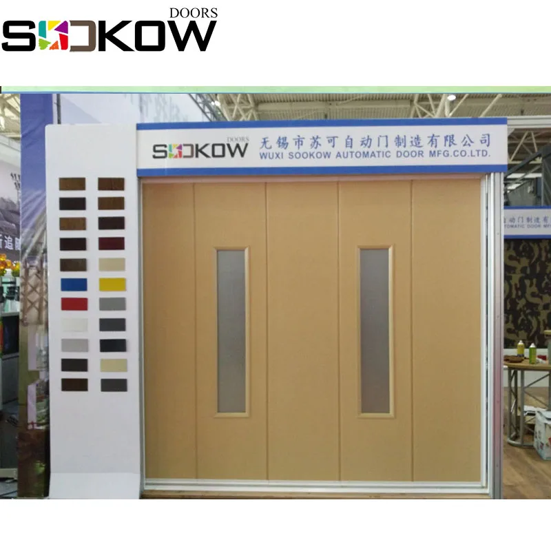 sandwich panel automatic side sliding sectional garage door
