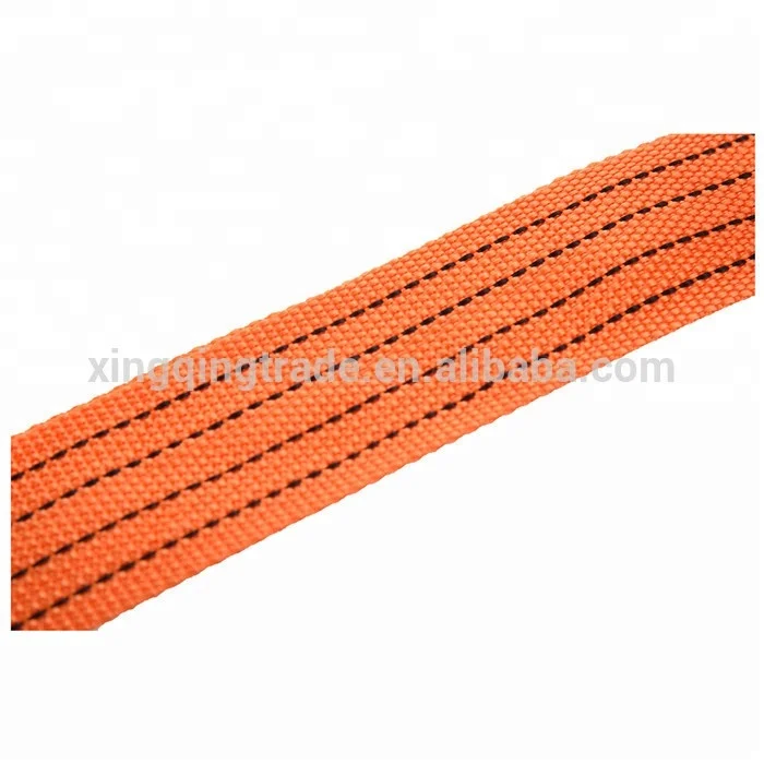 Tow Rope 9 Ft 3 Tonnes Car Towed Band Truck Pulling Rope with Wrought Iron Hook Yellow