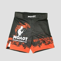 Polyester Custom Sublimation Thai Training Suit MMA Short Fight Kick Boxing Grappling Shorts MMA Gear Pants