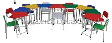 9 Kids Double Desk & Chair, Table for Kids