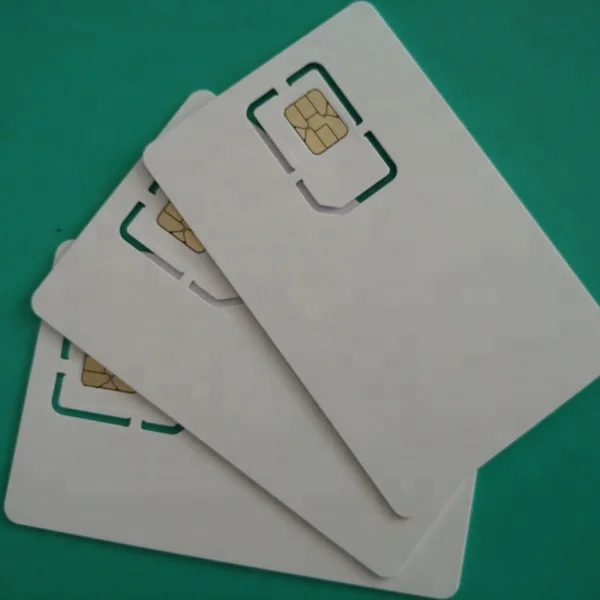 
2G 3G 4G Blank PVC Programmable Printing SIM Cards 