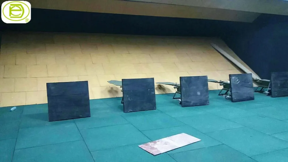 
Rubber Fooring for absorbing sound and shock 