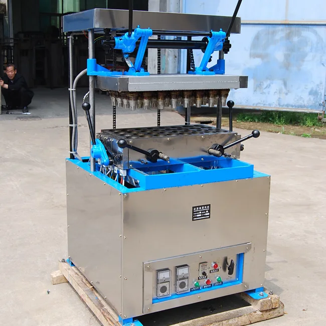 Stainless steel ice cream cone making machine