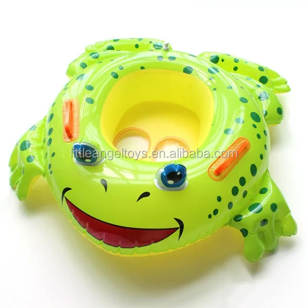 B01 Seasonic PVC Inflatable Frog Sea Turtle Baby Swimming Boat Ring For Sale  swimming ring float for pool
