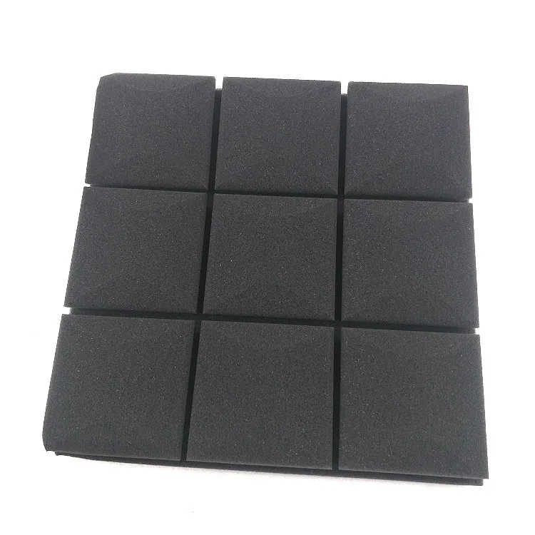 Top die cut mushroom shape acoustic sponge foam sheet