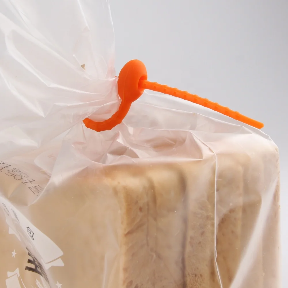 Colorful All-Purpose Household Snake Ties Reusable Twist Silicone Multi-use Smart Tie Bag Bread Food Save Cable Ties
