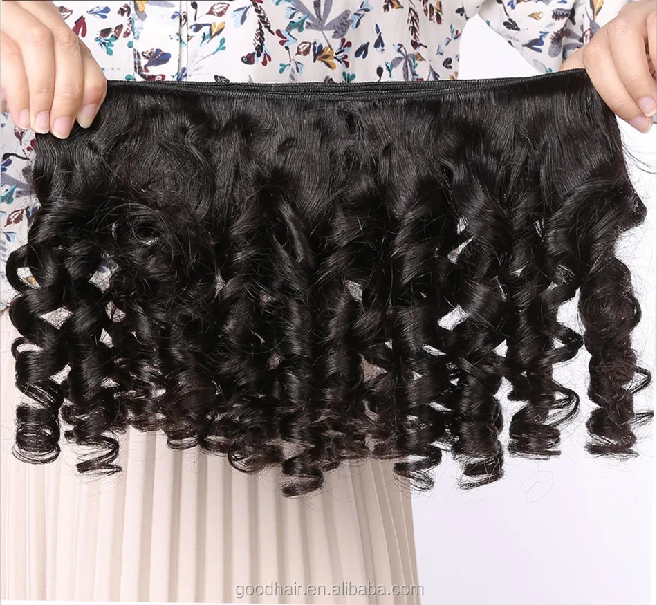 unprocessed wholesale virgin brazilian hair extension double drawn funmi human hair weave bundles