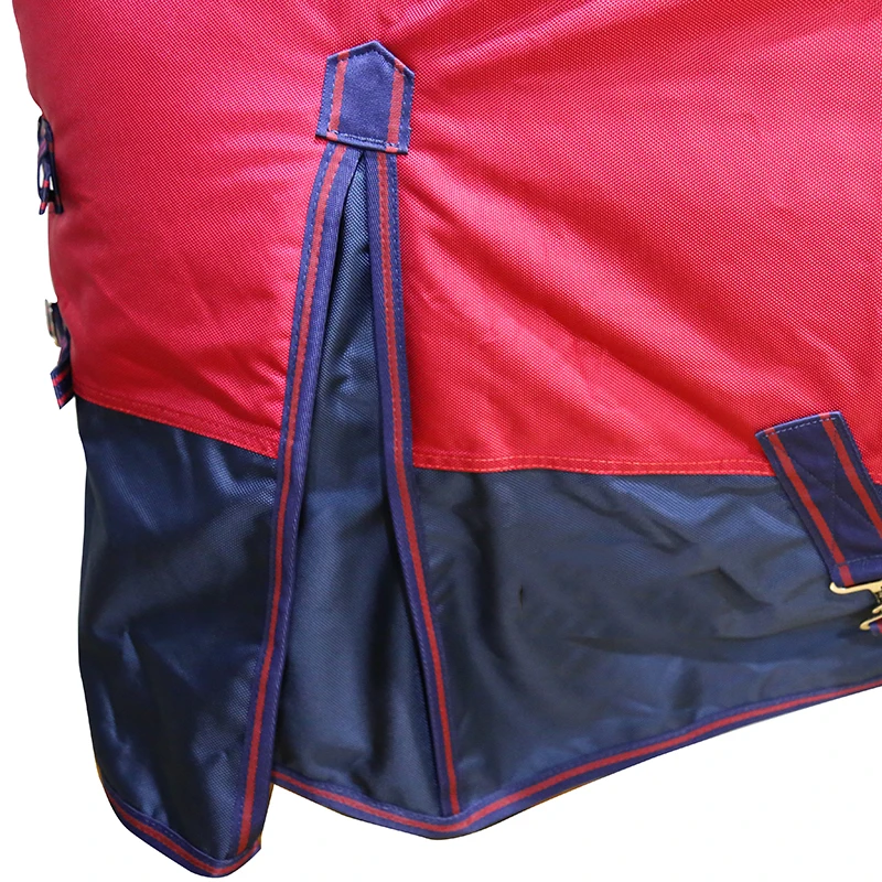 Horse Blanket Ripstop Fabric 1680D Heavy-duty Winter Shell and Nylon Lining Rain-resistant Cotton-filled with Detachable 280G SS