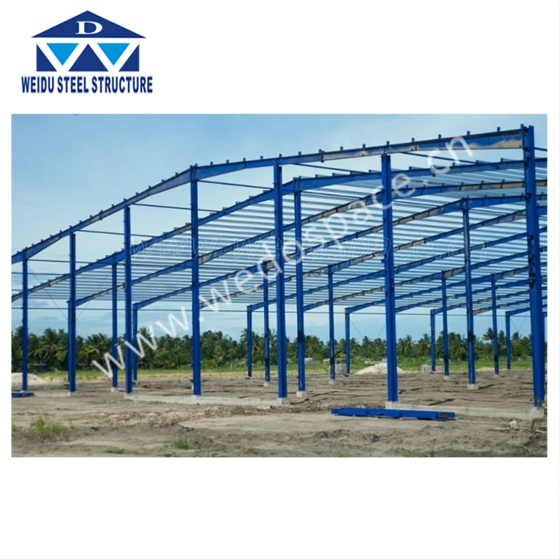 
prefab steel building for chicken shed made in China 