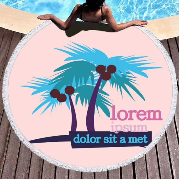 Cheap Embroidered Personalized Animal Print Beach Towel Canada