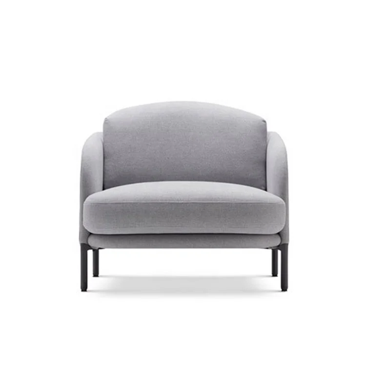 Grey pink leisure single sofa italian furniture sofas upholstery fabric cafe chair 1 seter beauty sofas
