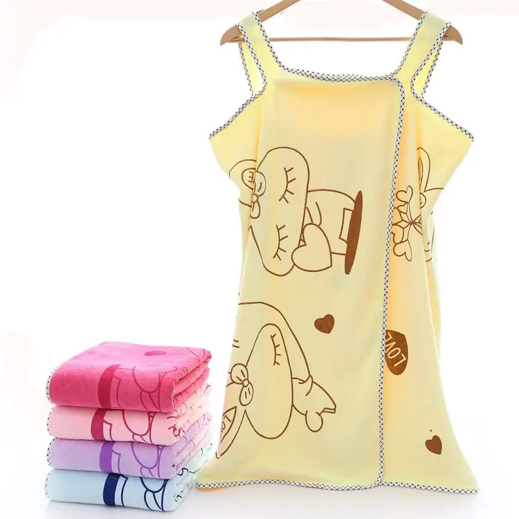 Coral fleece one-piece bath skirt ladies nightdress women skirt suit sets skirt bed sheets bath dress towel